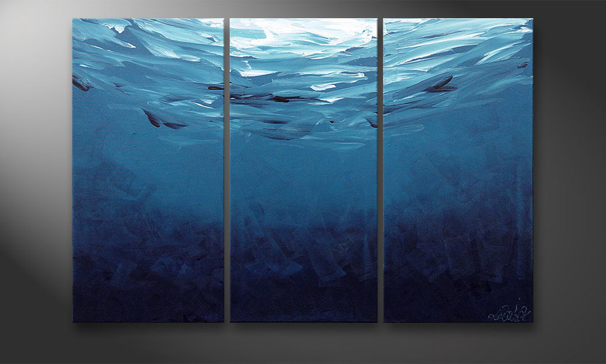 Le tableau mural Deep Blue 120x80x2cm