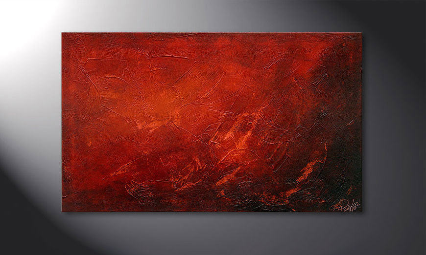 Le tableau mural Red 100x60x2cm