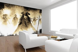 Vlies fotobehang<br>'Jack Sparrow' vanaf 120x80cm