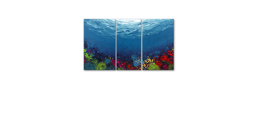 Le tableau mural Coral Garden 140x80cm