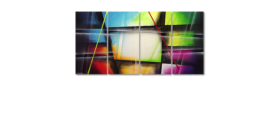 Le tableau mural Window to Rainbow 160x80cm