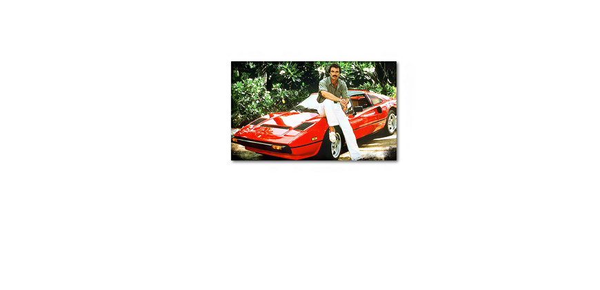 Le tableau imprimé Magnum Ferrari 100x60cm
