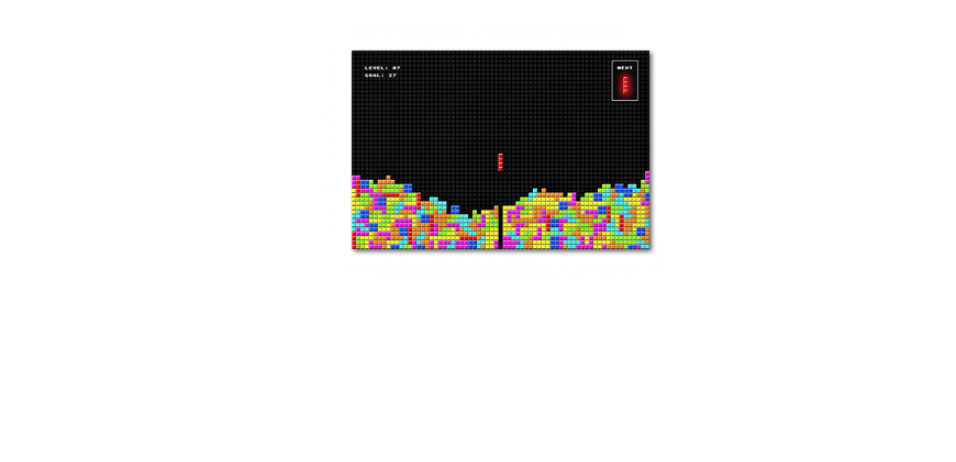 Le tableau imprimé Tetris 120x80cm