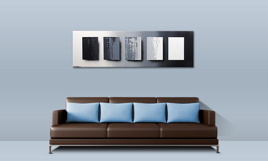 Le tableau mural Reverse the Day 160x50cm
