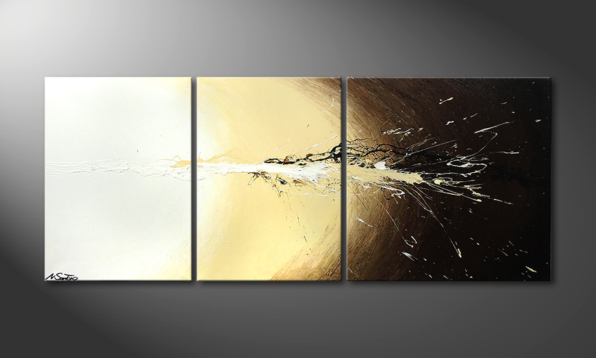 Le tableau mural Exploded Light 170x70cm