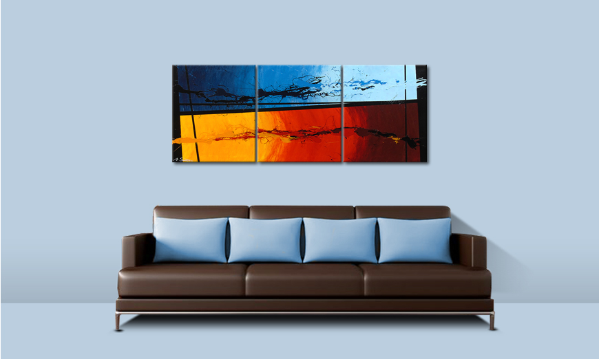 Le tableau mural Hot and Cold 150x60cm