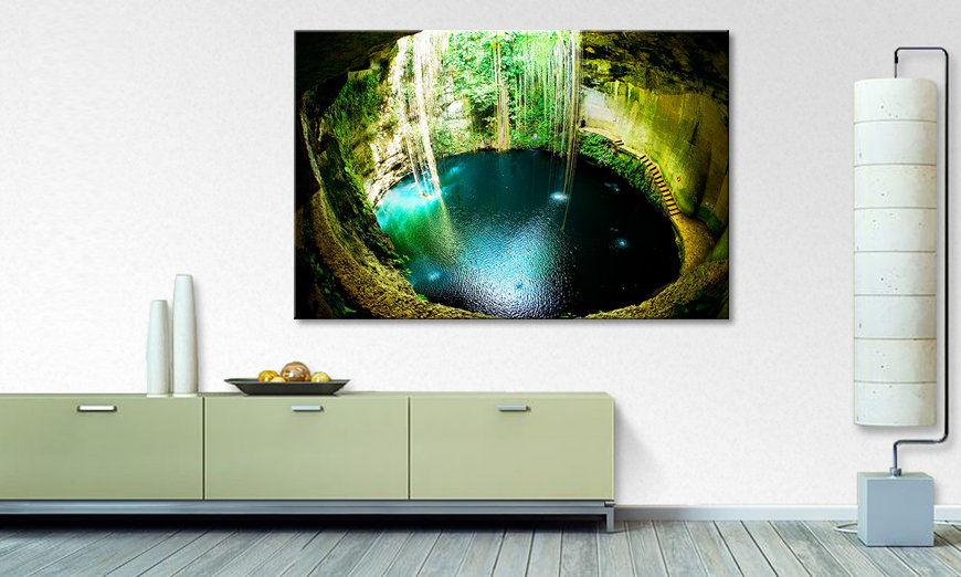 Impression sur toile Ik Kil Cenote