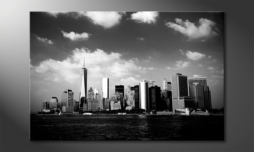 Impression sur toile Manhattan Skyscrapers