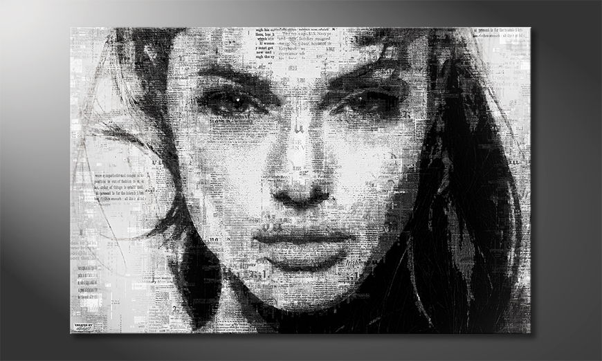 La toile imprimée Angelina