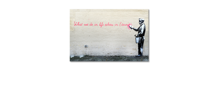 La-toile-imprimée-Banksy-No17
