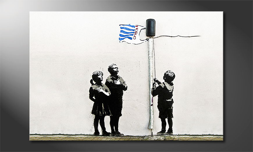 La toile imprimée Banksy No18