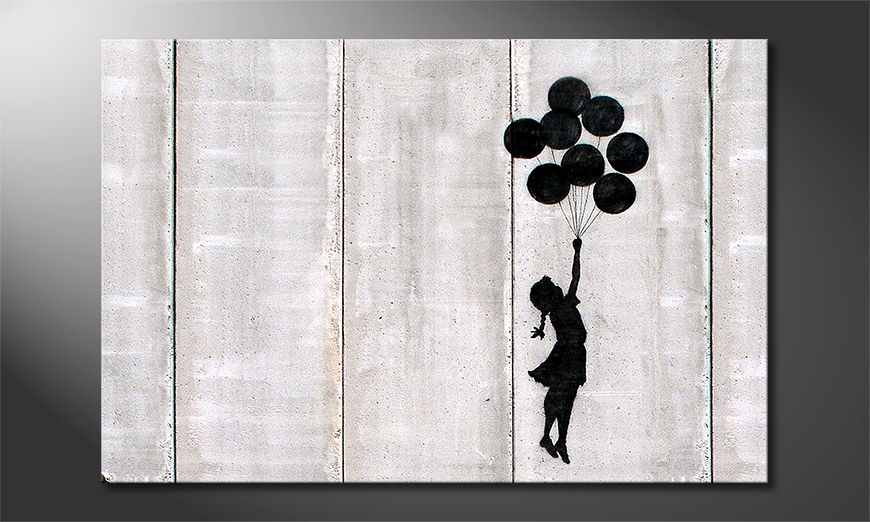 La toile imprimée Banksy No3