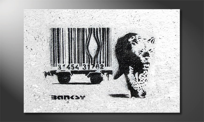 La toile imprimée Banksy No5
