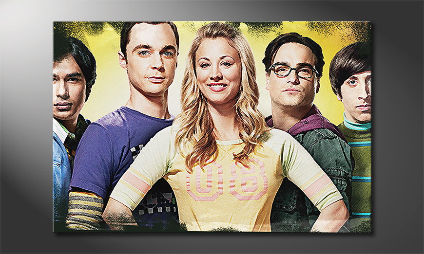 La-toile-imprimée-Big-Bang-Theory