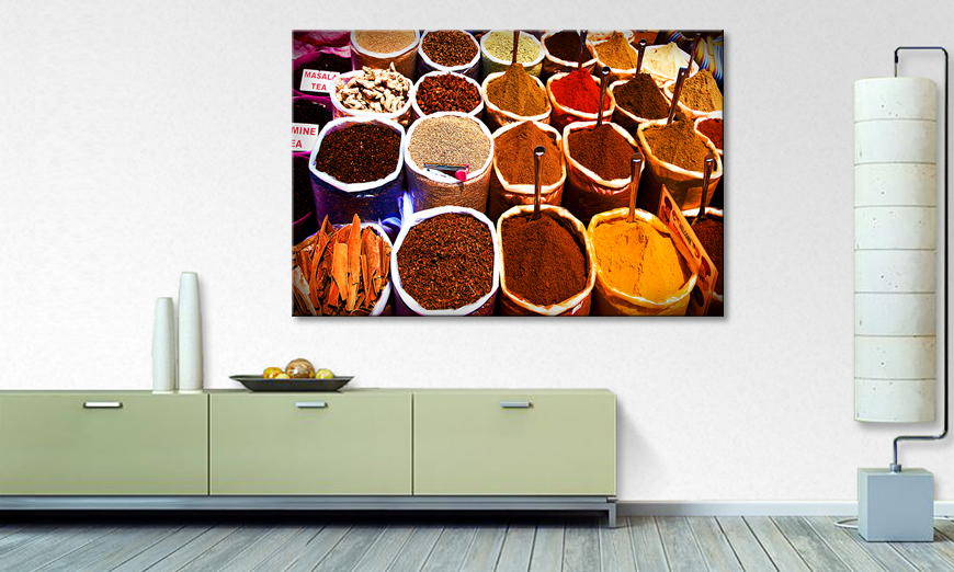 Le tableau déco Colorful Spices