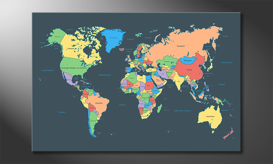 Le-tableau-exclusive-Colorful-Map-120x80-cm
