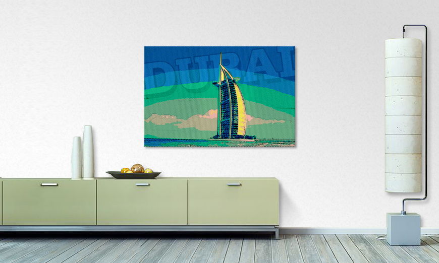 Le tableau imprimé Dubai