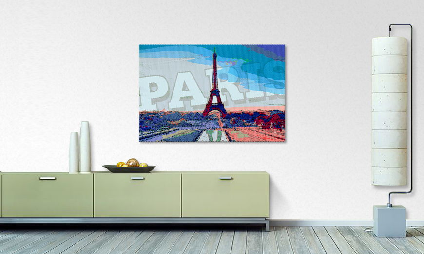 Le tableau imprimé Paris