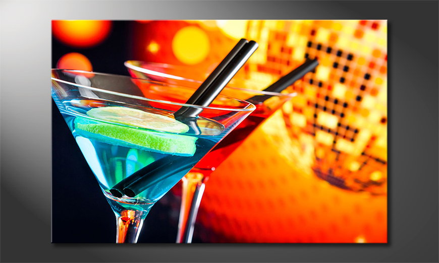 Le tableau imprimé Two Cocktails