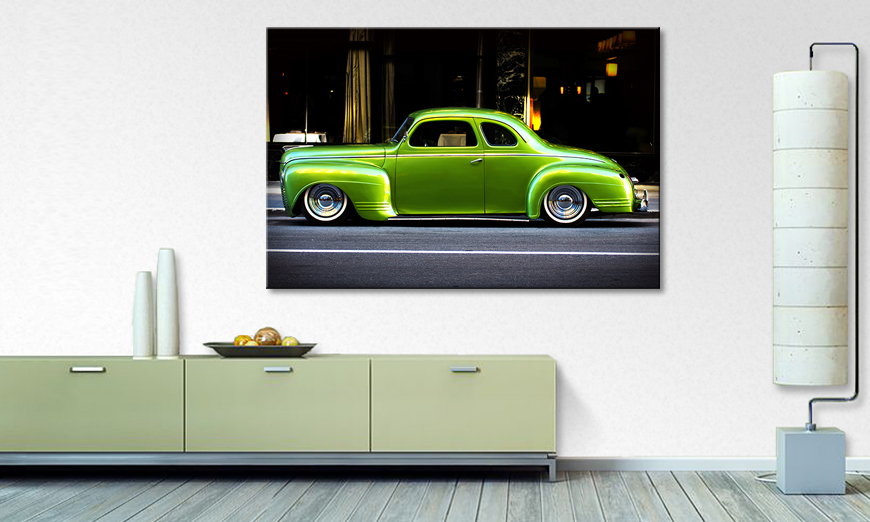 Le tableau moderne Green Car