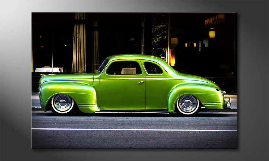 Le tableau moderne Green Car