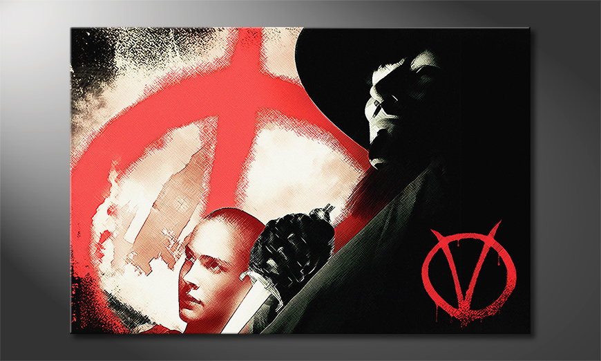 Le tableau moderne V pour Vendetta