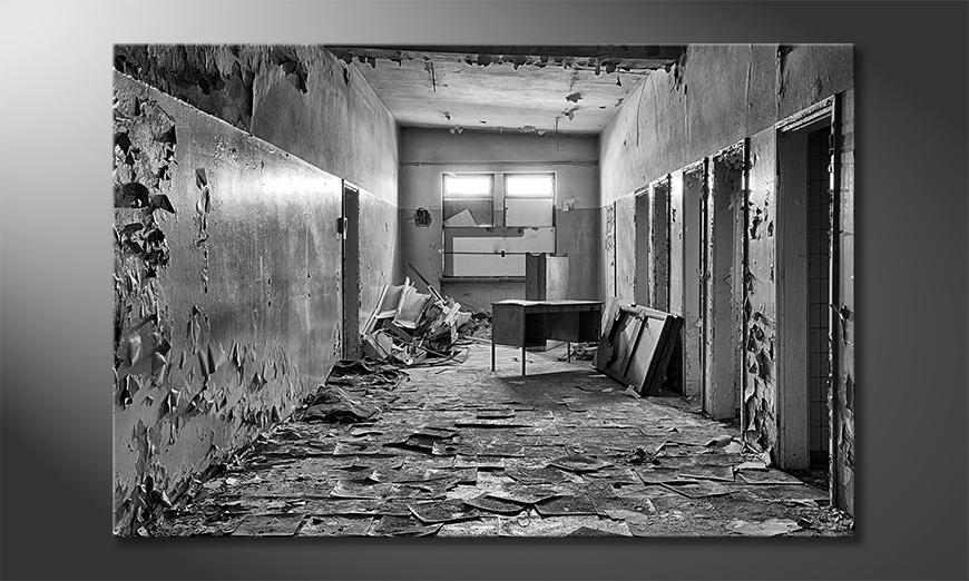 Le tableau mural Abandoned Office