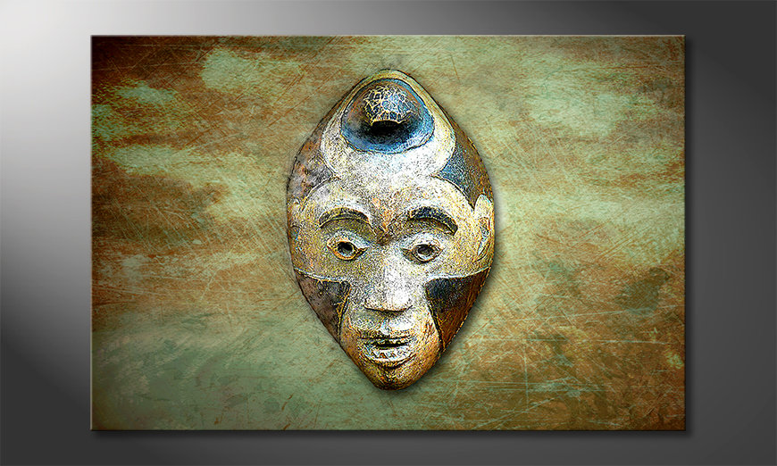 Le-tableau-mural-Afro-Head