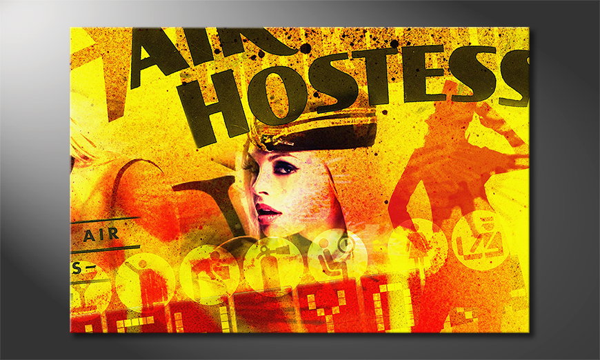 Le tableau mural Air Hostess