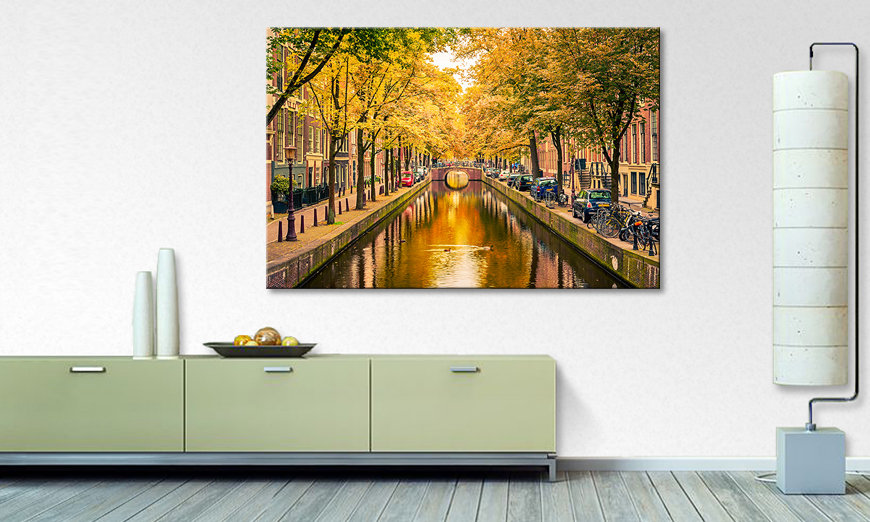 Le tableau mural Autumn In Amsterdam