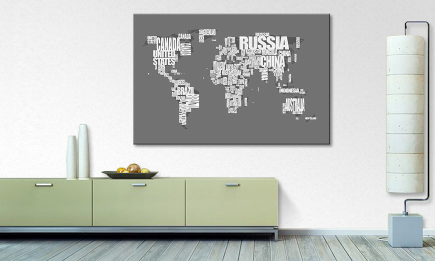 Le tableau mural Carte du Monde 11