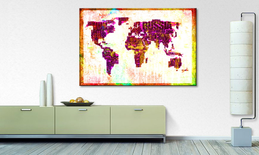 Le tableau mural Carte du Monde 3