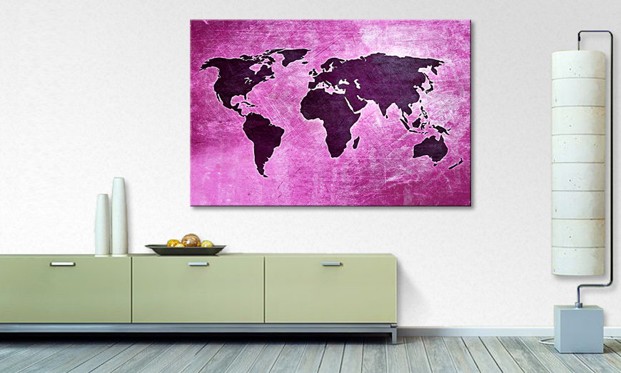 Le tableau mural Carte du Monde 4