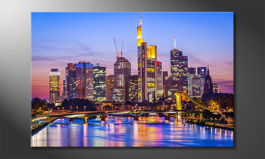 Le-tableau-mural-Frankfurt-Skyline