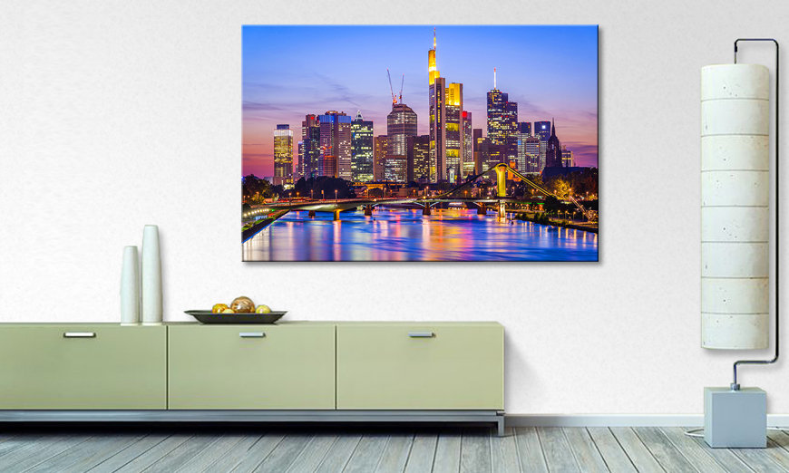 Le tableau mural Frankfurt Skyline