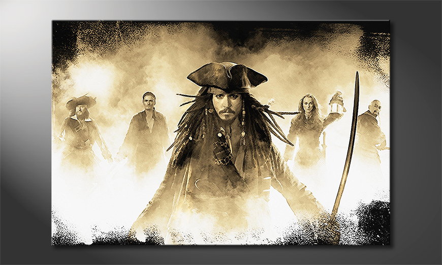 Le tableau mural Jack Sparrow