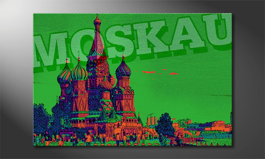 Le-tableau-mural-Moscou