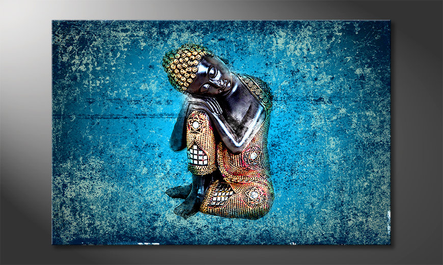 Les-tableau-imprimés-Sleeping-Buddha-90x60-cm