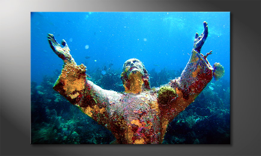 L'impression sur toile Christ of the Abyss