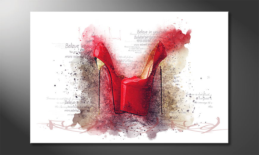 Toile-moderne-High-Heels-To-Hell