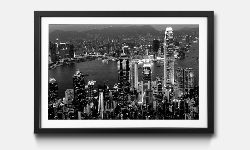 Le tableau encadré Hong Kong View