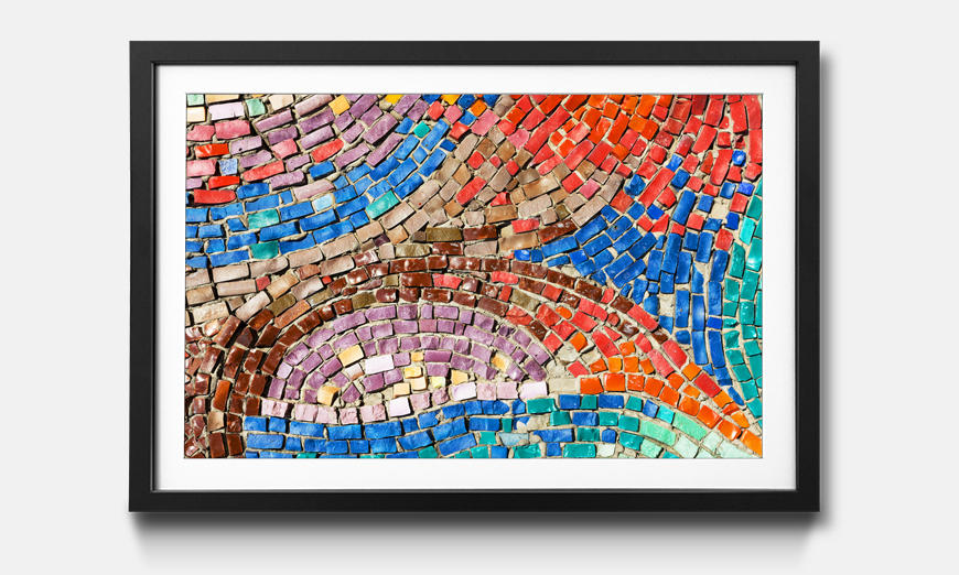 Limpression encadrée Colorful Mosaic