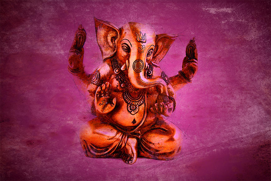Papier peint God Ganesha