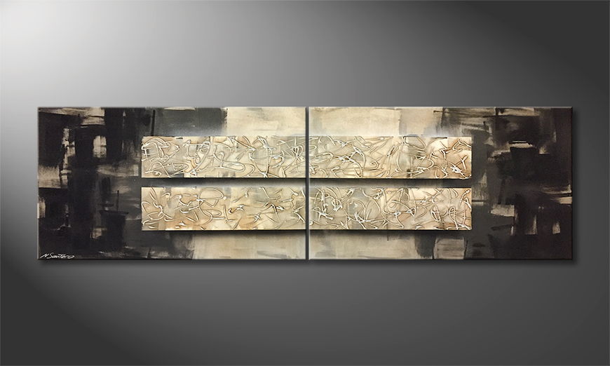 Art moderne Abstract Bars 200x60cm