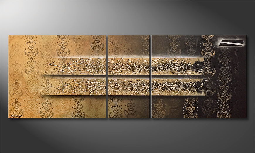 La belle peinture Shinning Gold 220x80cm