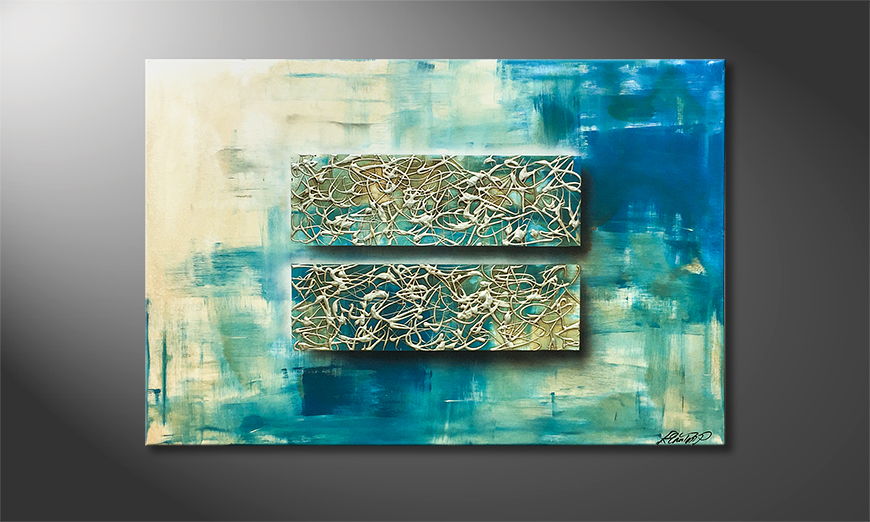 La peinture exclusive Ocean Contrast 120x80cm