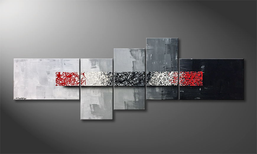 Le tableau mural Between The Contrasts 210x80cm