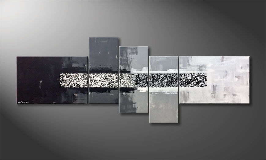Le tableau mural From Black To White 230x90cm