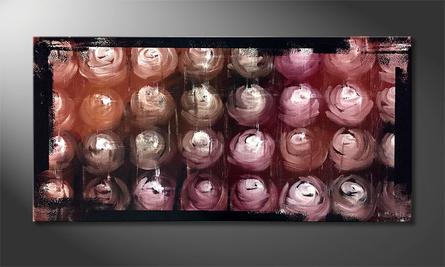 Le tableau mural Rose And Roses 120x60cm