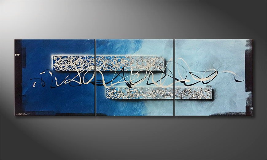 Le tableau mural Sounds Of Water 240x80cm
